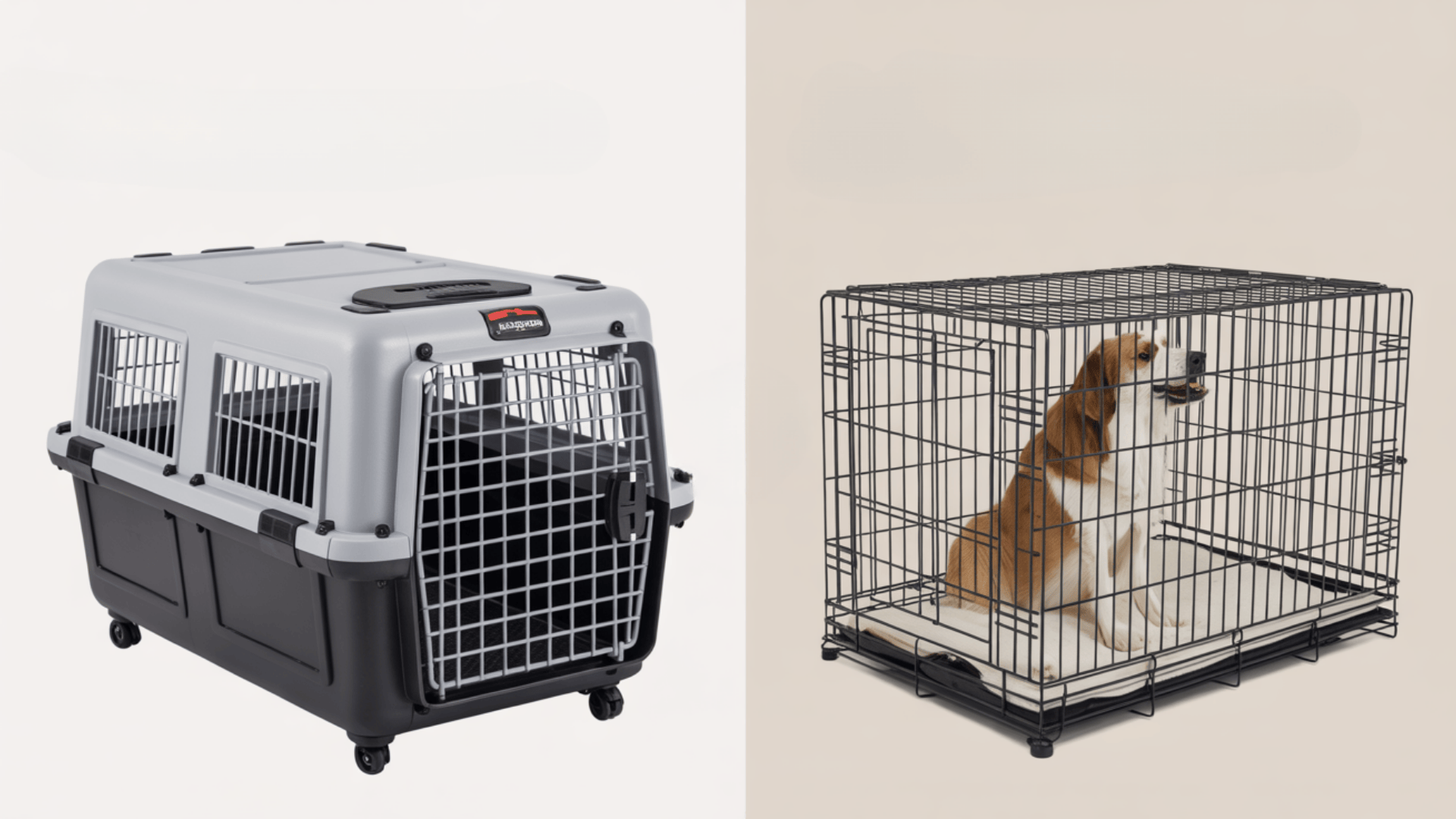 home vs travel crate